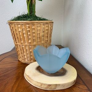 Lenox Crystal Lotus Flower Bowl